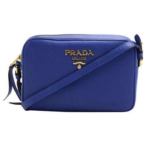 prada small nylon crossbody bag blue|Prada bandoliera bag.